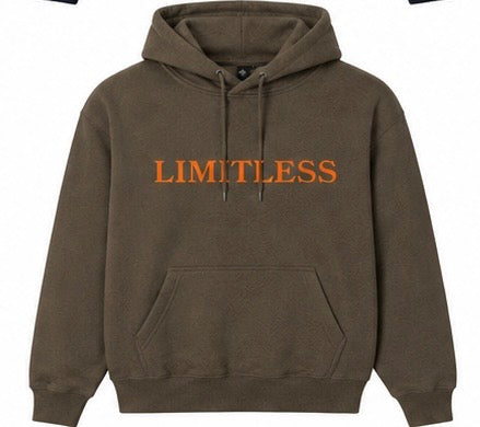 Sweat-Shirt "LIMITLESS" kaki